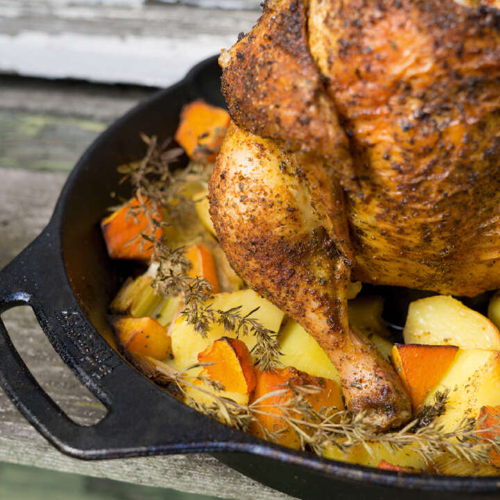 Petromax Geflügelbräter, optimale Hitzeverteilung